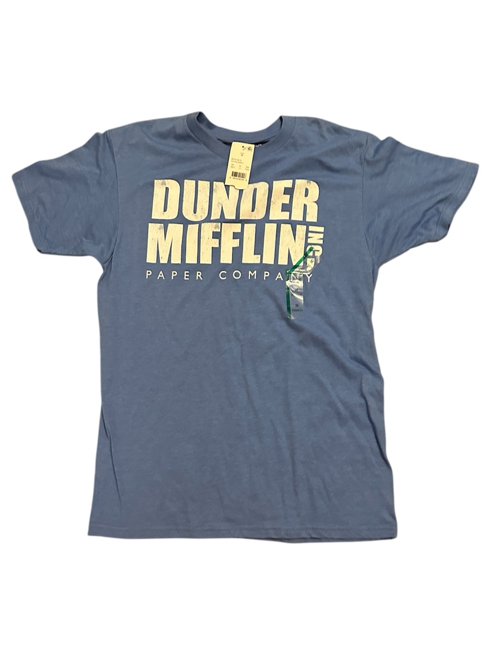 The Office Dunder Mifflin Blue Graphic Tee - Men